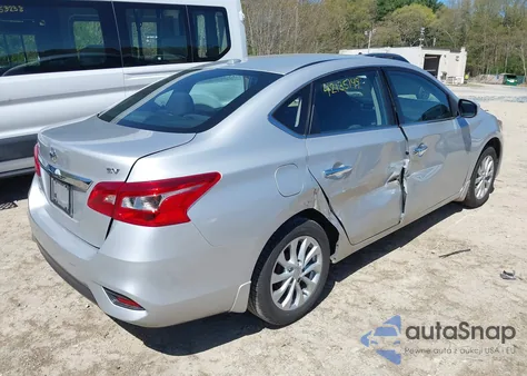 2019 Nissan Sentra Sv z USA, uszkodzony, nr VIN 3N1AB7AP0KL603025